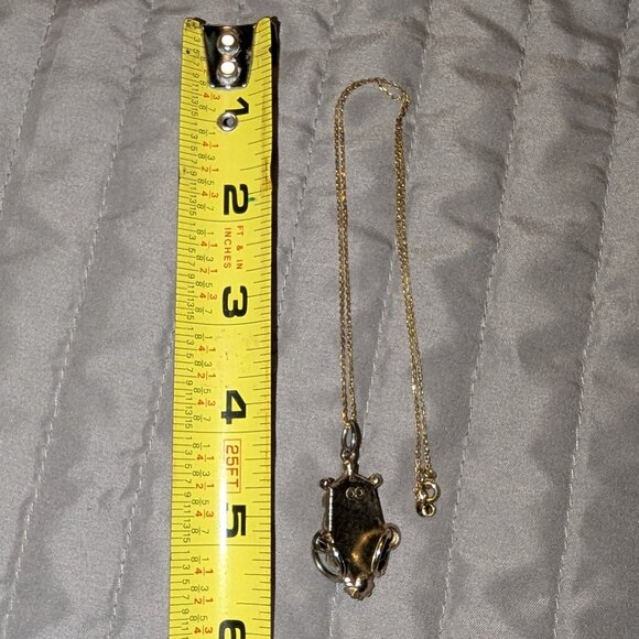 Vintage Oriental Princess Face Pendant Necklace 5508 - Picture 5 of 5